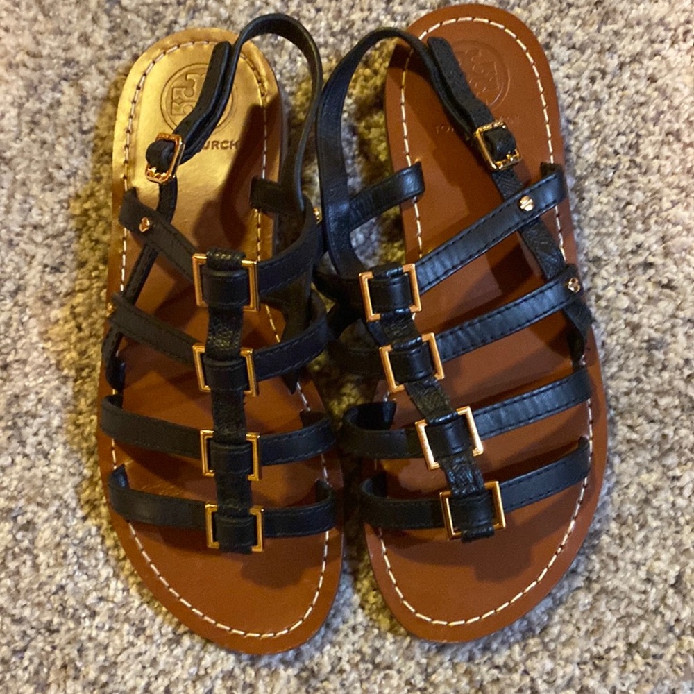 Black Tory Burch Sandals